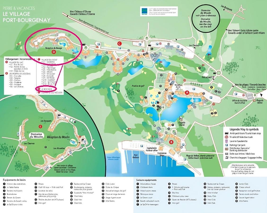 Maison De Vacances 4/6P Au Golf De Port Bourgenay Talmont-Saint-Hilaire Zewnętrze zdjęcie